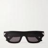 Mitre Square-Frame Acetate Sunglasses Mitre Square-Frame Acetate Sunglasses