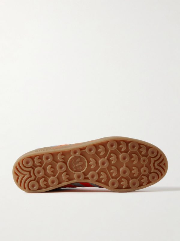 Gazelle Indoor Leather-Trimmed Suede Sneakers - E1
