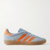 Gazelle Indoor Leather-Trimmed Suede Sneakers