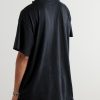 Distressed Printed Cotton-Jersey T-Shirt - BK Distressed Printed Cotton-Jersey T-Shirt - BK