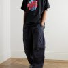 Distressed Printed Cotton-Jersey T-Shirt - OU Distressed Printed Cotton-Jersey T-Shirt - OU