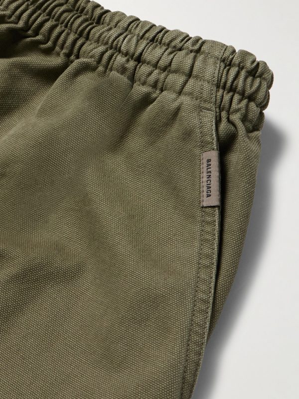 Wide-Leg Cotton-Twill Trousers - E1 Wide-Leg Cotton-Twill Trousers - E1