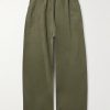 Wide-Leg Cotton-Twill Trousers Wide-Leg Cotton-Twill Trousers