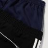 Wide-Leg Layered Striped Tech-Jersey and Shell Track Pants - CU Wide-Leg Layered Striped Tech-Jersey and Shell Track Pants - CU