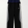 Wide-Leg Layered Striped Tech-Jersey and Shell Track Pants Wide-Leg Layered Striped Tech-Jersey and Shell Track Pants