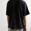 Oversized Logo-Print Cotton-Jersey T-Shirt - BK Oversized Logo-Print Cotton-Jersey T-Shirt - BK