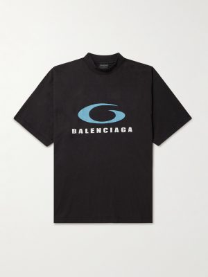Oversized Logo-Print Cotton-Jersey T-Shirt Oversized Logo-Print Cotton-Jersey T-Shirt
