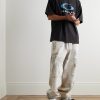 Oversized Logo-Print Cotton-Jersey T-Shirt - OU Oversized Logo-Print Cotton-Jersey T-Shirt - OU