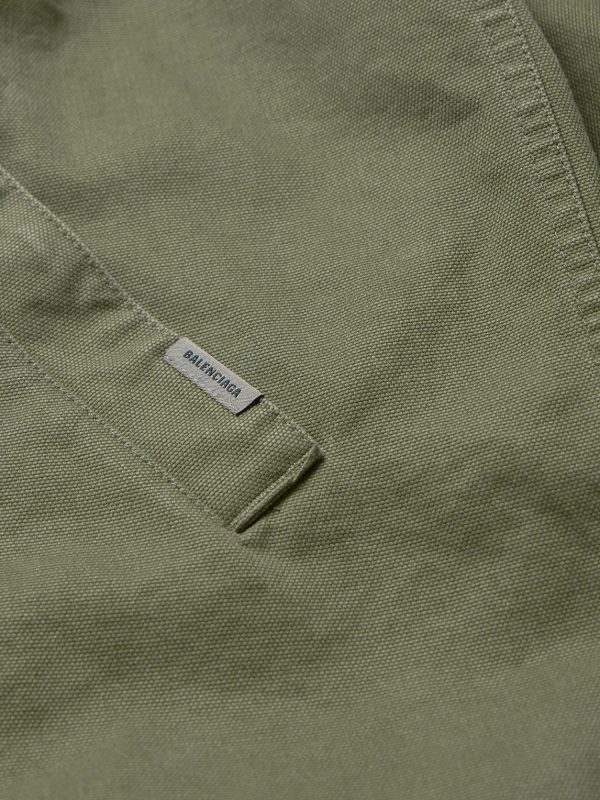 Cotton-Canvas Hooded Jacket - E1