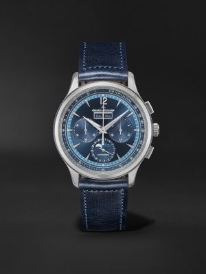 Master Control Automatic Chronograph 40mm Stainless Steel and Leather Watch, Ref. No. Q4138480 Master Control Automatic Chronograph 40mm Stainless Steel and Leather Watch, Ref. No. Q4138480