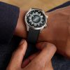 Polaris Date Automatic 42mm Stainless Steel and Rubber Watch, Ref. No. Q9068650 - OU