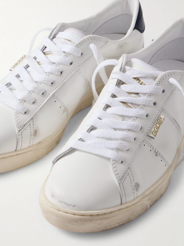 Matchstar Distressed Leather Sneakers - CU Matchstar Distressed Leather Sneakers - CU