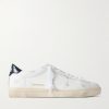 Matchstar Distressed Leather Sneakers Matchstar Distressed Leather Sneakers
