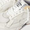 Lightstar Rubber-Trimmed Leather and Mesh Sneakers - CU