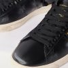 Matchstar Suede-Trimmed Distressed Glossed-Leather Sneakers - CU Matchstar Suede-Trimmed Distressed Glossed-Leather Sneakers - CU