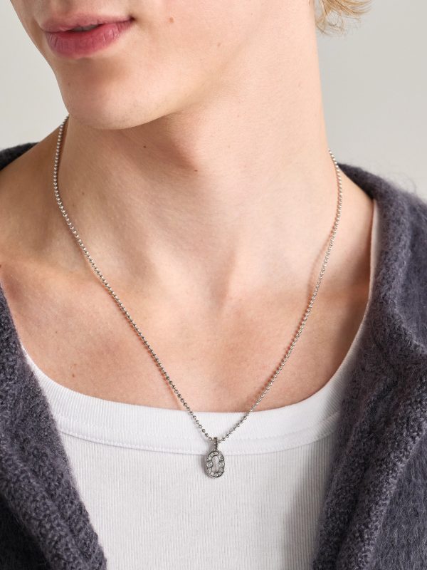 Magnetic 18-Karat White Gold Diamond Pendant - FR Magnetic 18-Karat White Gold Diamond Pendant - FR