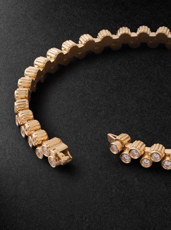 Clique 18-Karat Gold Diamond Tennis Bracelet - BK Clique 18-Karat Gold Diamond Tennis Bracelet - BK