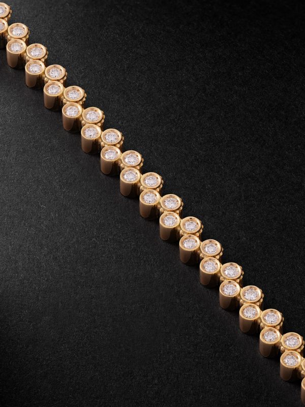 Clique 18-Karat Gold Diamond Tennis Bracelet - CU Clique 18-Karat Gold Diamond Tennis Bracelet - CU