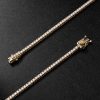 14-Karat Gold Diamond Tennis Necklace - BK 14-Karat Gold Diamond Tennis Necklace - BK