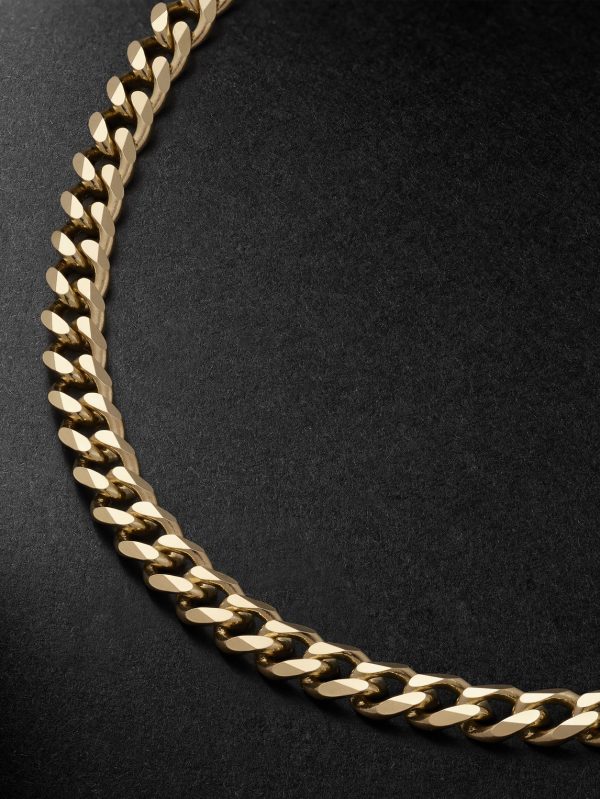 14-Karat Gold Curb Chain Necklace - CU 14-Karat Gold Curb Chain Necklace - CU