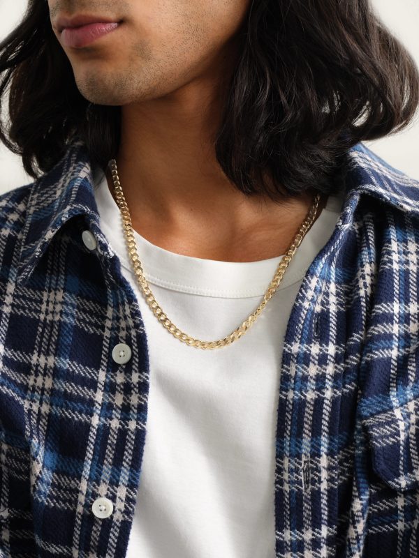 14-Karat Gold Curb Chain Necklace - FR 14-Karat Gold Curb Chain Necklace - FR