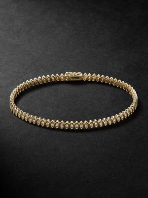 14-Karat Gold Diamond Bracelet 14-Karat Gold Diamond Bracelet