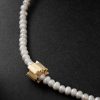 Infinite 18-Karat Gold Pearl Beaded Bracelet - CU