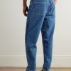 Newel Tapered Logo-Appliquéd Jeans - BK Newel Tapered Logo-Appliquéd Jeans - BK