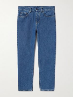 Newel Tapered Logo-Appliquéd Jeans