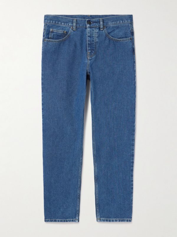 Newel Tapered Logo-Appliquéd Jeans Newel Tapered Logo-Appliquéd Jeans