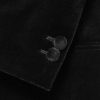 Slim-Fit Shawl-Collar Cotton-Velvet Tuxedo Jacket - CU Slim-Fit Shawl-Collar Cotton-Velvet Tuxedo Jacket - CU
