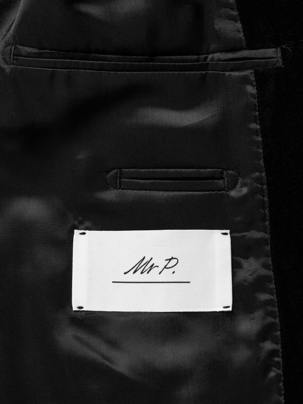 Slim-Fit Shawl-Collar Cotton-Velvet Tuxedo Jacket - E1 Slim-Fit Shawl-Collar Cotton-Velvet Tuxedo Jacket - E1
