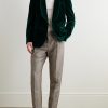 Slim-Fit Shawl-Collar Cotton-Velvet Tuxedo Jacket - OU Slim-Fit Shawl-Collar Cotton-Velvet Tuxedo Jacket - OU