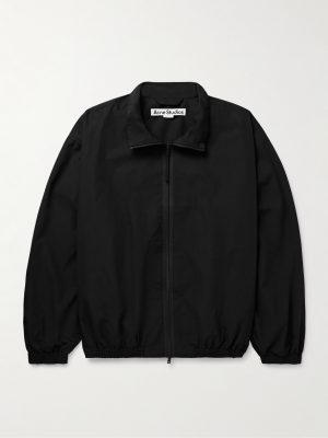 Olandios Logo-Embroidered Cotton and Nylon-Blend Bomber Jacket Olandios Logo-Embroidered Cotton and Nylon-Blend Bomber Jacket