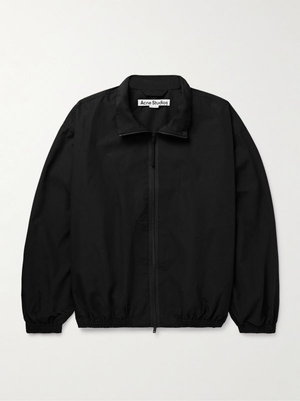 Olandios Logo-Embroidered Cotton and Nylon-Blend Bomber Jacket Olandios Logo-Embroidered Cotton and Nylon-Blend Bomber Jacket