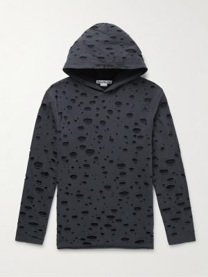 Eipe Distressed Cotton-Jersey Hoodie Eipe Distressed Cotton-Jersey Hoodie