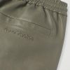 Straight-Leg Zip-Detailed Leather Drawstring Trousers - CU Straight-Leg Zip-Detailed Leather Drawstring Trousers - CU