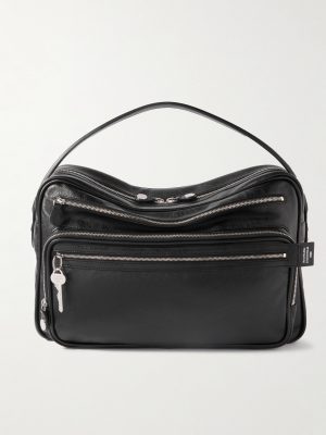 Camero Camera Medium Embellished Textured-Leather Tote Bag