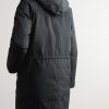 Cotton-Blend Twill Parka with Detachable Shearling Liner - BK Cotton-Blend Twill Parka with Detachable Shearling Liner - BK