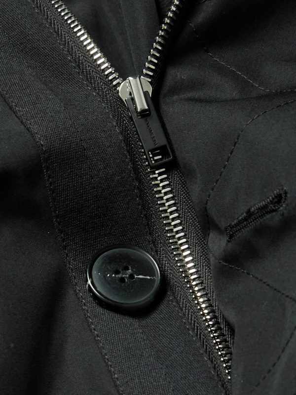 Cotton-Blend Twill Parka with Detachable Shearling Liner - CU Cotton-Blend Twill Parka with Detachable Shearling Liner - CU