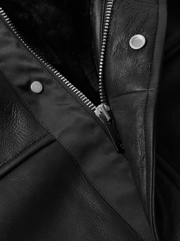 Shearling Hooded Coat - CU Shearling Hooded Coat - CU