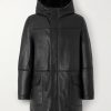 Shearling Hooded Coat Shearling Hooded Coat