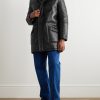 Shearling Hooded Coat - OU Shearling Hooded Coat - OU