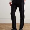 Straight-Leg Satin-Trimmed Wool, Mohair and Silk-Blend Tuxedo Trousers - FR Straight-Leg Satin-Trimmed Wool, Mohair and Silk-Blend Tuxedo Trousers - FR