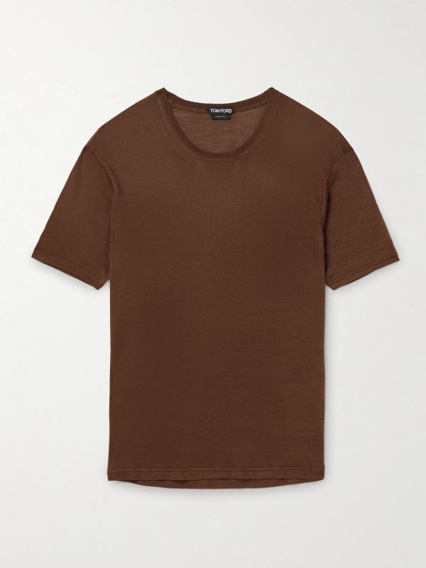 Silk-Blend T-Shirt