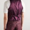 Dyllan Wool, Mohair and Silk-Blend Twill Waistcoat - BK