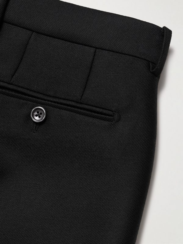 Dyllan Slim-Fit Tapered Wool-Blend Twill Trousers - CU