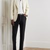 Dyllan Slim-Fit Tapered Wool-Blend Twill Trousers - OU
