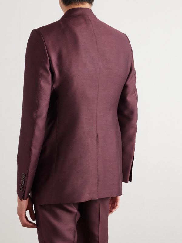 Wool, Mohair and Silk-Blend Twill Suit Jacket - BK
