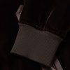 Full-Grain Leather-Trimmed Velvet Bomber Jacket - E1 Full-Grain Leather-Trimmed Velvet Bomber Jacket - E1